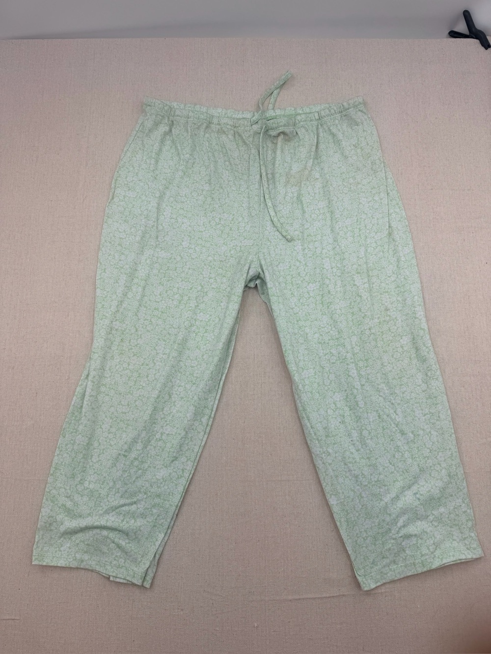 Light Mint Green Drawstring Lounge Pants